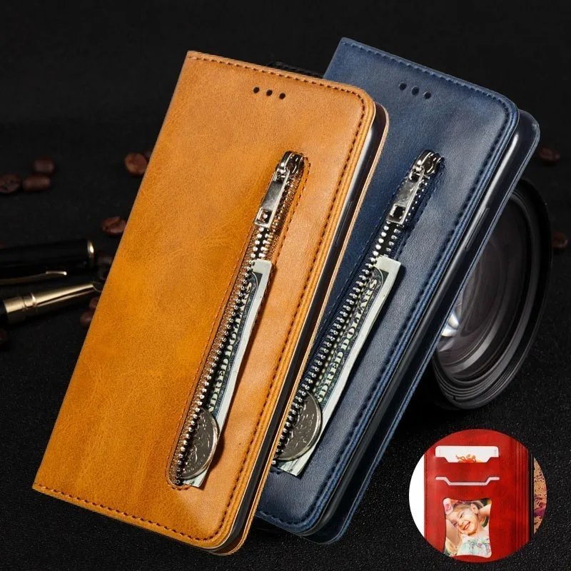 

Zipper Wallet Leather Case For Huawei P20 P30 Mate 10 20 lite Pro P Smart Plus Y6 Y7 Y9 2019 8A Holders Card Slot Flip Cover