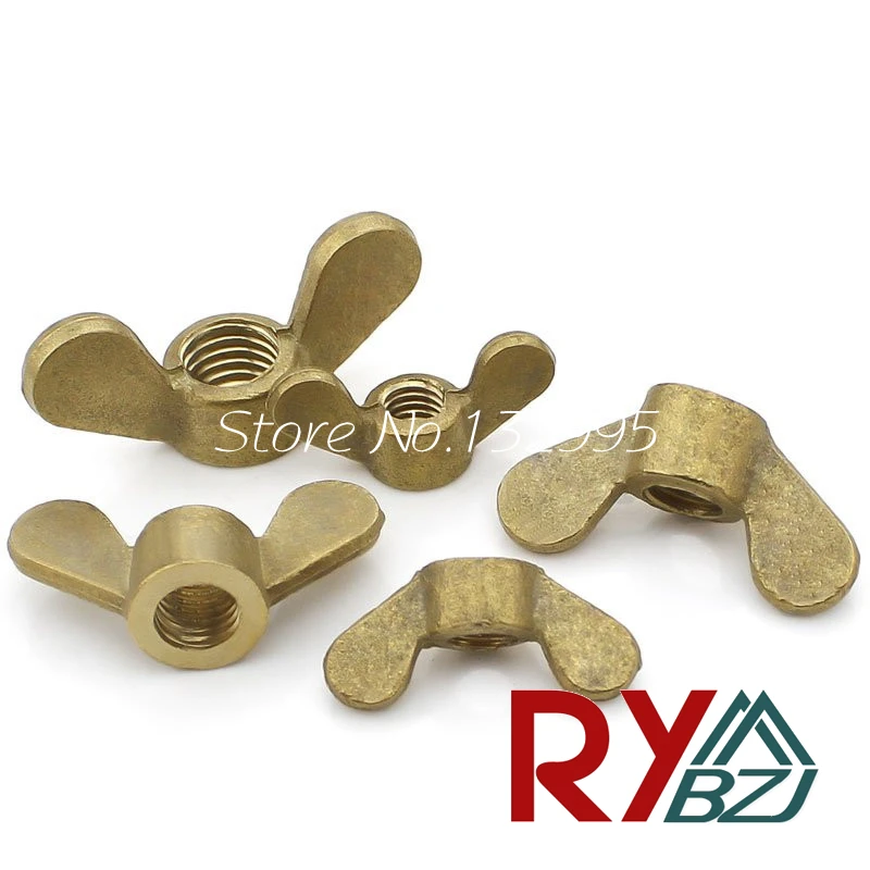 Латунная гайка M4 M5 M6 M8 M10 M12 ручная Поворотная бабочка|wing nuts m4|butterfly nutwing nut |