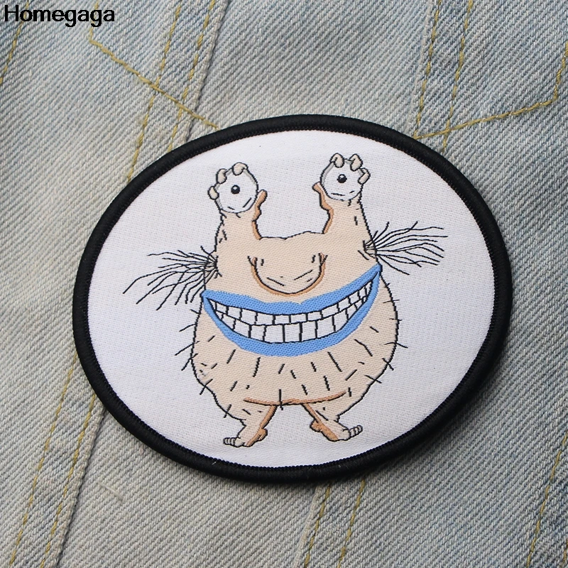 Homegaga cool monster patch стикер вышитые патчи пришить утюжок на одежду рюкзак