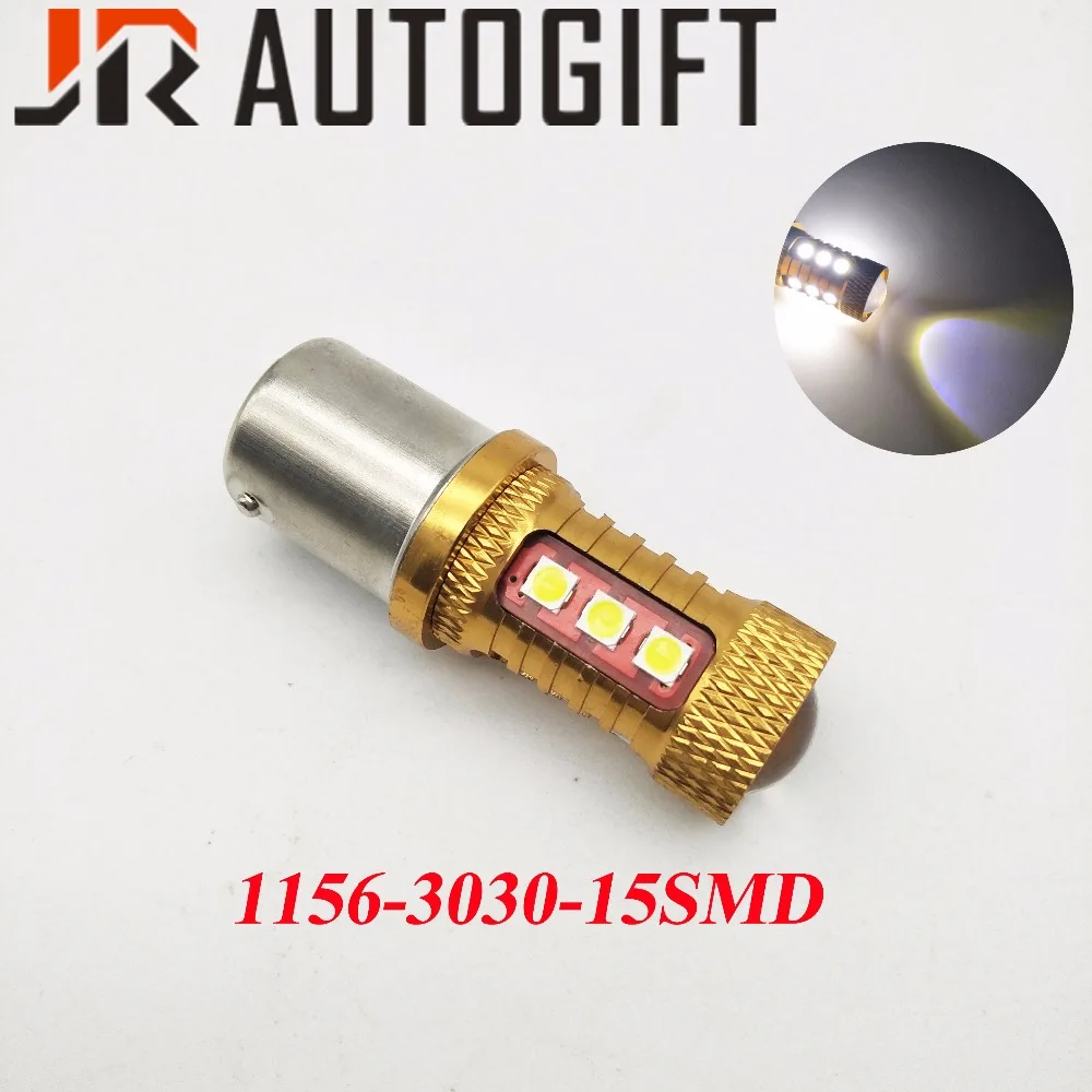 

Car-styling 10pcs/lot 1156 1157 Fog lights 3030 chip led 15SMD DC12V white Auto LED Back Up Reversing Lamp Bulbs light