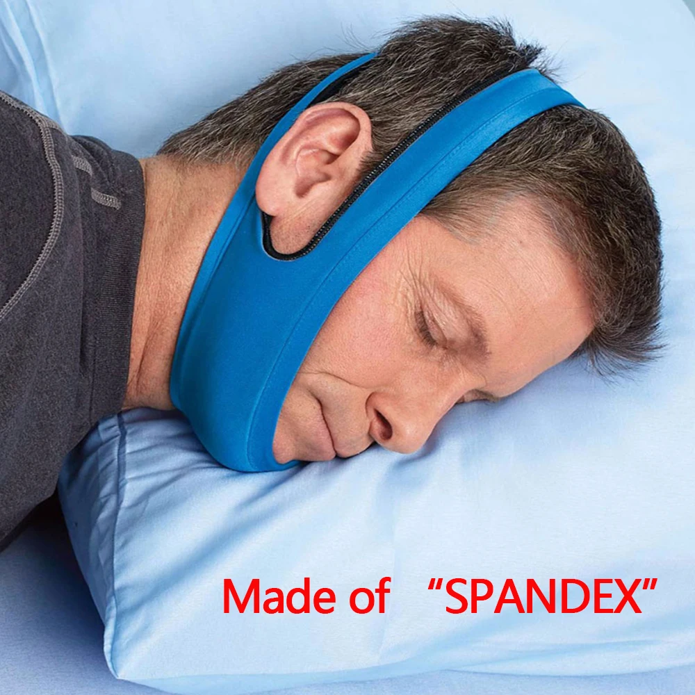 1PCS Anti Snoring Chin Strap Stop Snoring Belt Anti Snore Chin Jaw To Sleep Supporter Apnea Belt