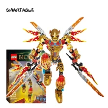 Smartable BIONICLE 209 шт. Tahu Ikir фигурки 612-4 строительные блоки игрушки Совместимые все бренды 71308+ 71303 BIONICLE подарок для мальчика