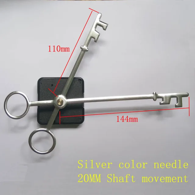 Free shipping New Quartz Clock Movement for Clock Mechanism Repair DIY clock parts accessories shaft 20mm JX060-1