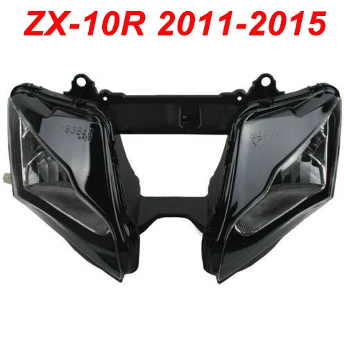

For 11-15 Kawasaki Ninja ZX10R ZX 10R Motorcycle Front Headlight Head Light Lamp Headlamp CLEAR 2011 2012 2013 2014 2015