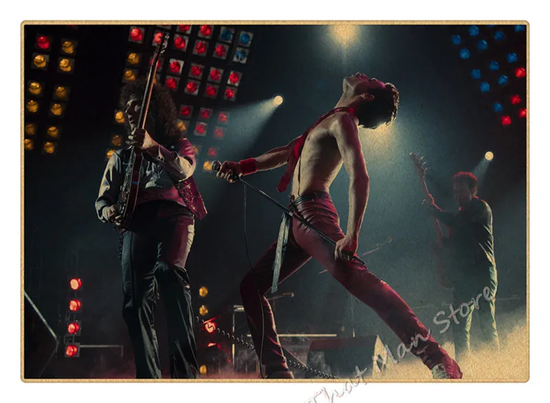 Новая богемная модель Rhapsody Фредди Меркури Queen музыкальный кинопостер крафт