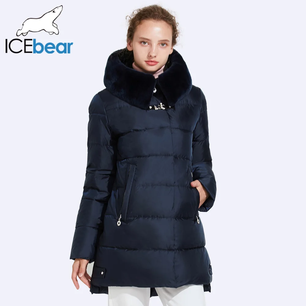 ICEbear 2017 Smooth Removable Fur Collar Winter Jacket Women Quality Buckles Decoration Women Quilted Parkas 17G6535 ICEbear 2017 Smooth Removable Fur Collar Winter Jacket Women Quality Buckles Decoration Women Quilted Parkas 17G6535