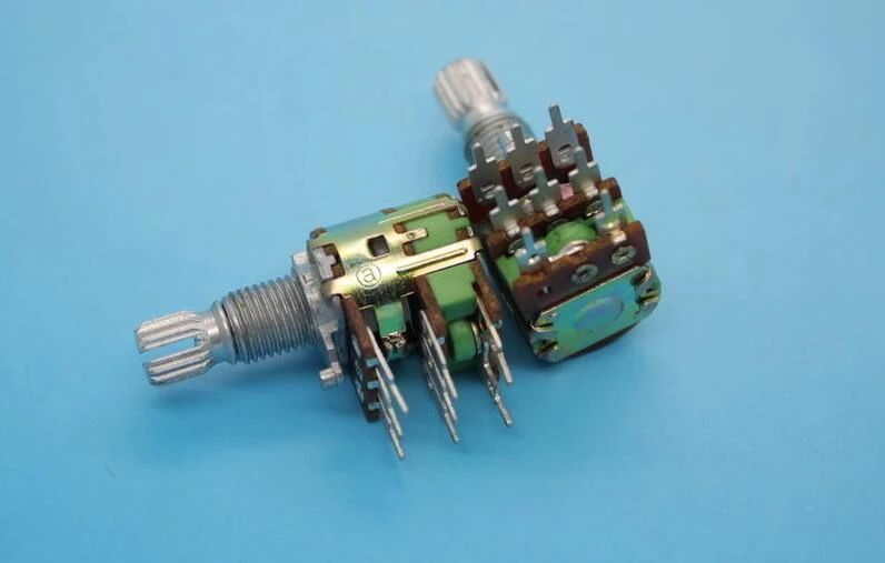 2 X 12mm Alpha A50k 50k Audio Taper Dual Potentiometer With Switch