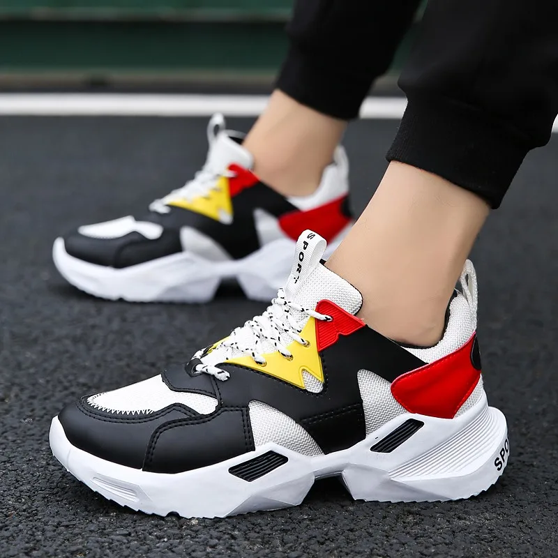 

Tennis Shoes for men 2019 New Comfortable Gym Sport Shoes male Stability Athletic Fitness Sock Sneakers Trainers Tenis Hombre