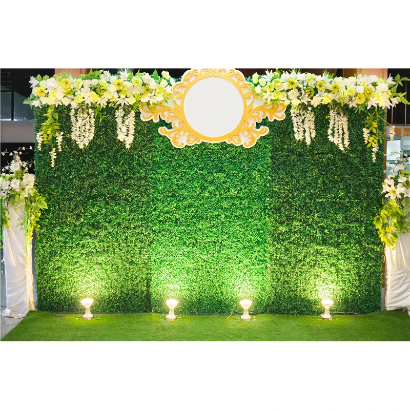 Vinylbds 結婚式の写真の背景舞台照明花草緑の背景植物 Photocall 背景の子供たちの結婚式 Green Background Photographic Backgroundwedding Photographs Aliexpress