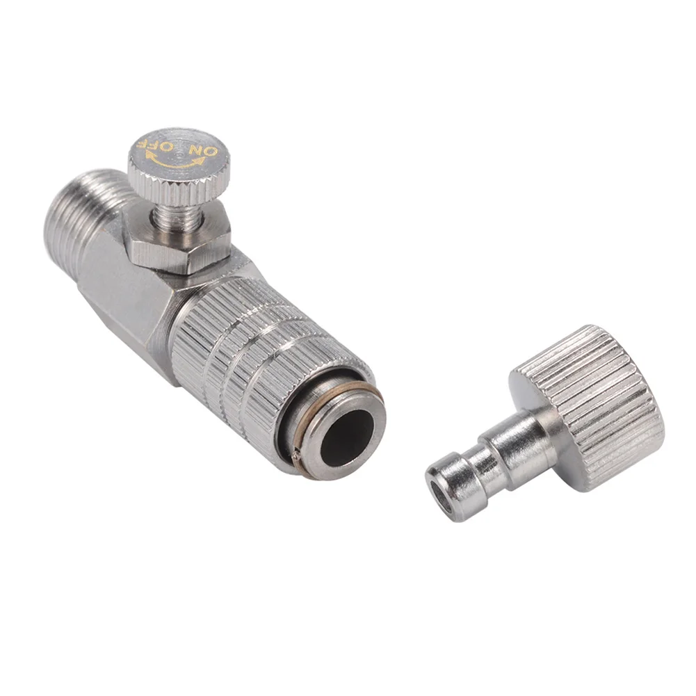 

Newest Airbrush Quick Release Coupling Disconnect Adapter with 1/8" Plug Fitting Part