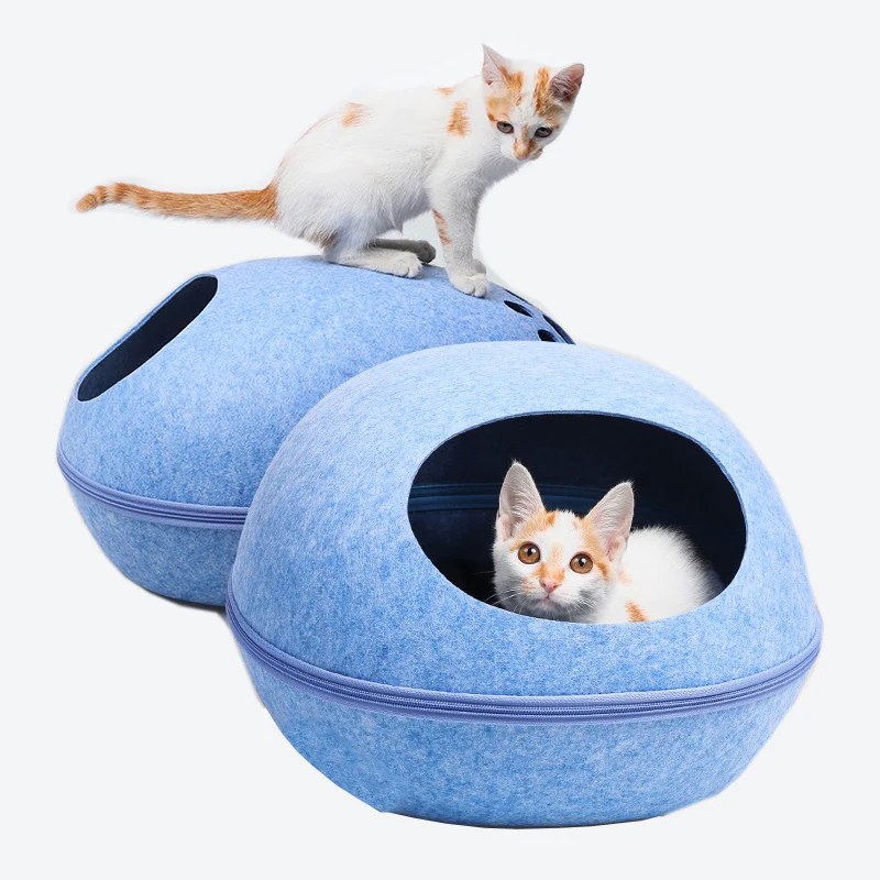 

Removable Pet Cat House Home for Cats Semi-closed Cat Bed Kedi Evi Katten Cama Para Gatos Productos Para Mascotas Cats Supplies