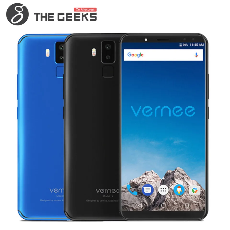 Vernee X1 6 ГБ + 64 ГБ Встроенная память Helio P23 MTK 2,0 ГГц Octa Core 5,99 "2.5D Incell FHD + полный Экран Quad Камера Android 6200 мАч смартфон