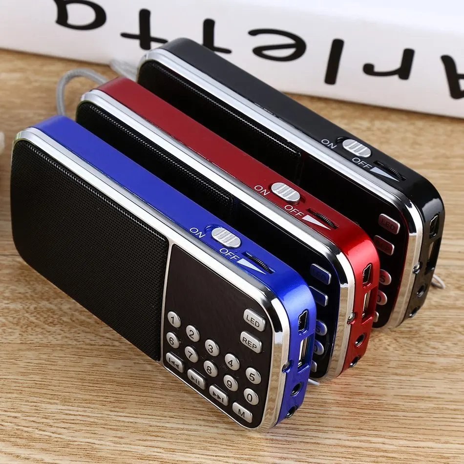 Мини Портативный FM Hi Fi USB SD MP3 радиоприемник PRUNUS J 189 цифровой карманный со скрытой