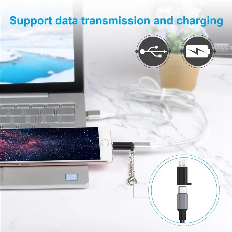 2 в 1 OTG адаптер для телефона Micro USB и Type C к USB 3,0 конвертер зарядный кабель для синхронизации данных для Samsung Xiaomi Huawei LG HTC 2 в 1 OTG адаптер для телефона Micro USB и Type C к USB 3,0 конвертер зарядный кабель для синхронизации данных для Samsung Xiaomi Huawei LG HTC