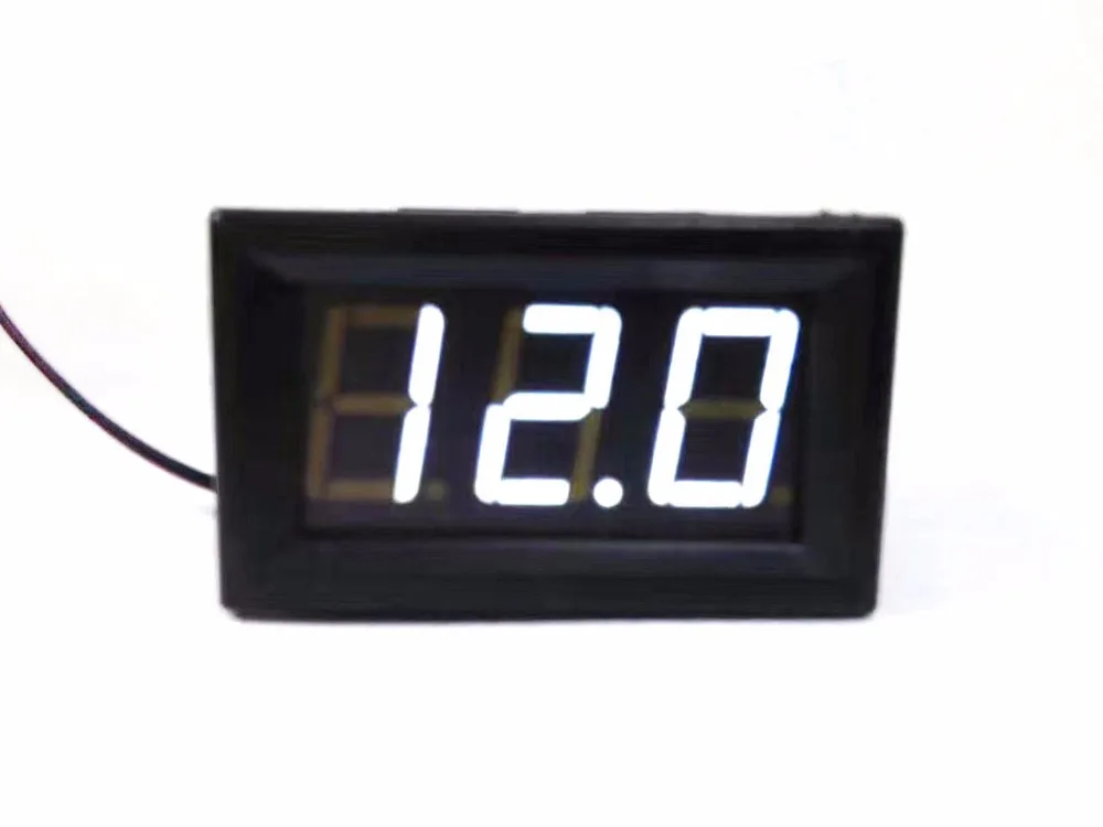 330v Dc 0.56'' Waterproof Digital Voltmeter Panel Meter For Car Motor