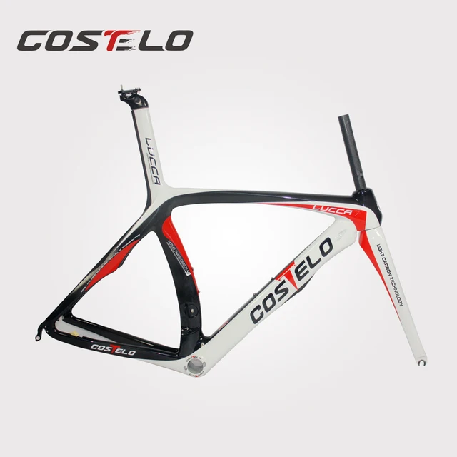 Cheap 2016 costelo lucca rb1000 carbon road bike frameset costole bicycle bicicleta frame Full T1000 carbon fiber bicycle frame bb30