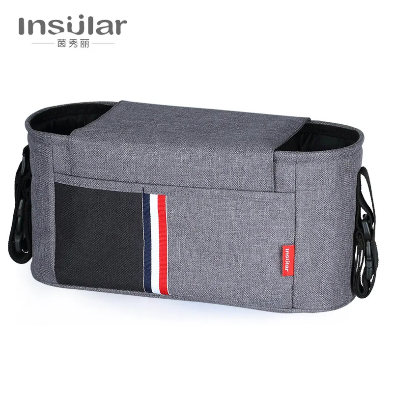  Insular waterproof baby diaper stroller bag solid infant nappy changing organizer roomy mommy mater