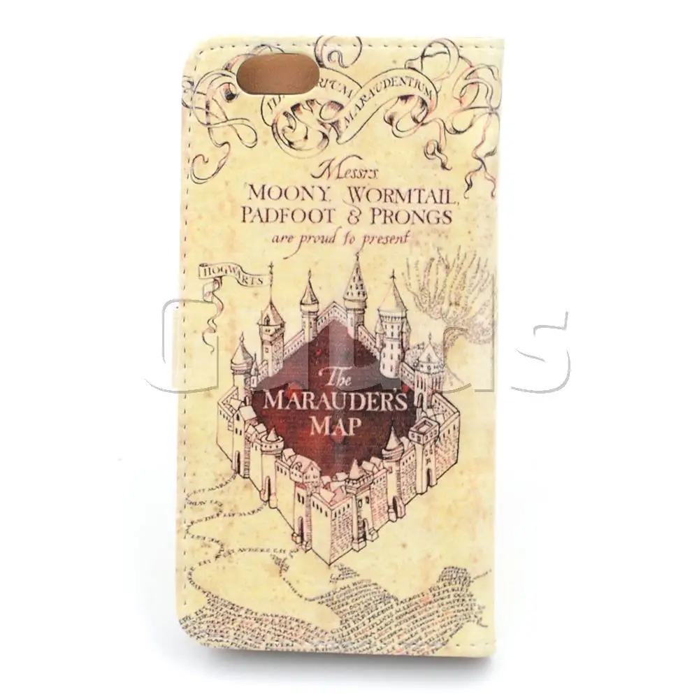 The Marauders Map Leather Wallet Case for iPhone 6 (4.7 inch)