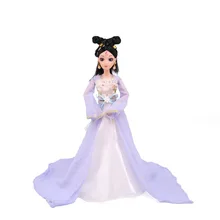 12 подвижных суставов 3D глаза в китайском стиле аксессуары для костюмов одежда и ювелирные изделия куклы игрушки DIY фигурка Nake Куклы Игрушки для девочек