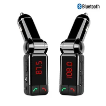Mini Car FM Transmitter Handsfree USB AUX Mp3 Player FM Transmitters Bluetooth Car Kit Modulator LED Display Dual USB Charger fm transmitters bluetooth car kit fm transmitter handsfree aux mp3 player modulator with led display portable dual usb charger