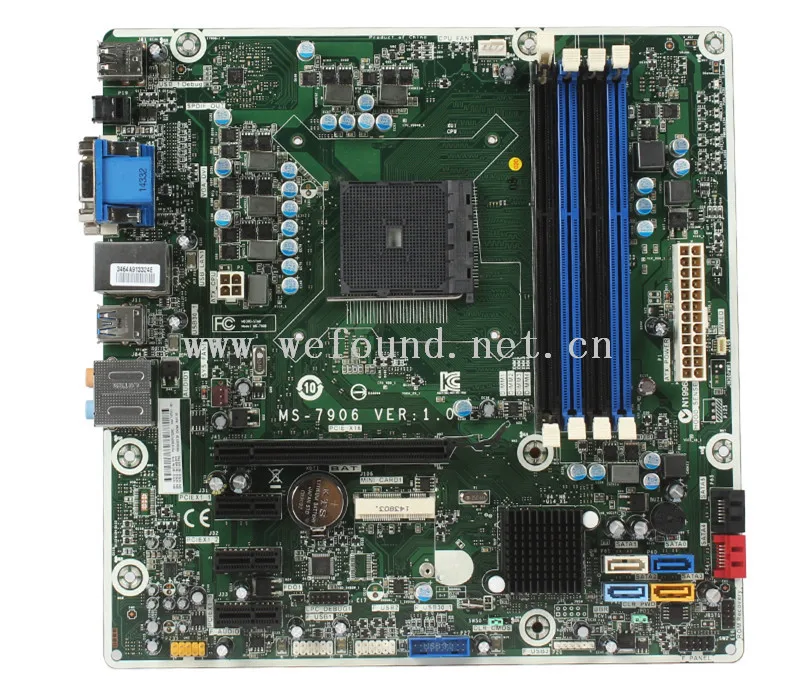 

100% Working desktop motherboard for A88 FM2 MS-7906 747512-001 747512-501 System Board Fully Tested