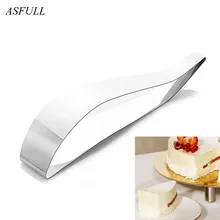 ASFULL 1 шт. кусок из нержавеющей стали торт резки клип Торт делитель резак лезвие хлеб и масло торт приспособления для выпечки для