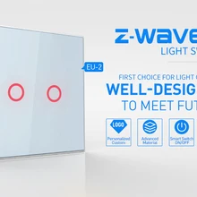 YobangSecurity Z-wave Plus, настенный светильник, переключатель, 2CH, домашняя Автоматизация, Z-Wave, беспроводное приложение, дистанционное управление, светильник, переключатель