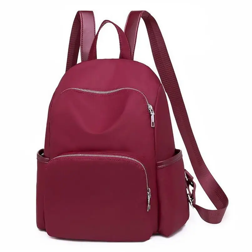 

Women Backpack Fashion School Bag For Teenager Girls High Quality Oxford Cloth Zipper Design Female Backpack Traveling Backpack