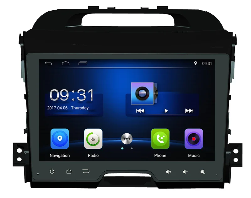 9 &quot2 + 32 ГБ Android 7.0.1 автомобильный Радио dvd плеер для KIA Sportage 2011 2015 с GPS BT AUX WIFI стерео