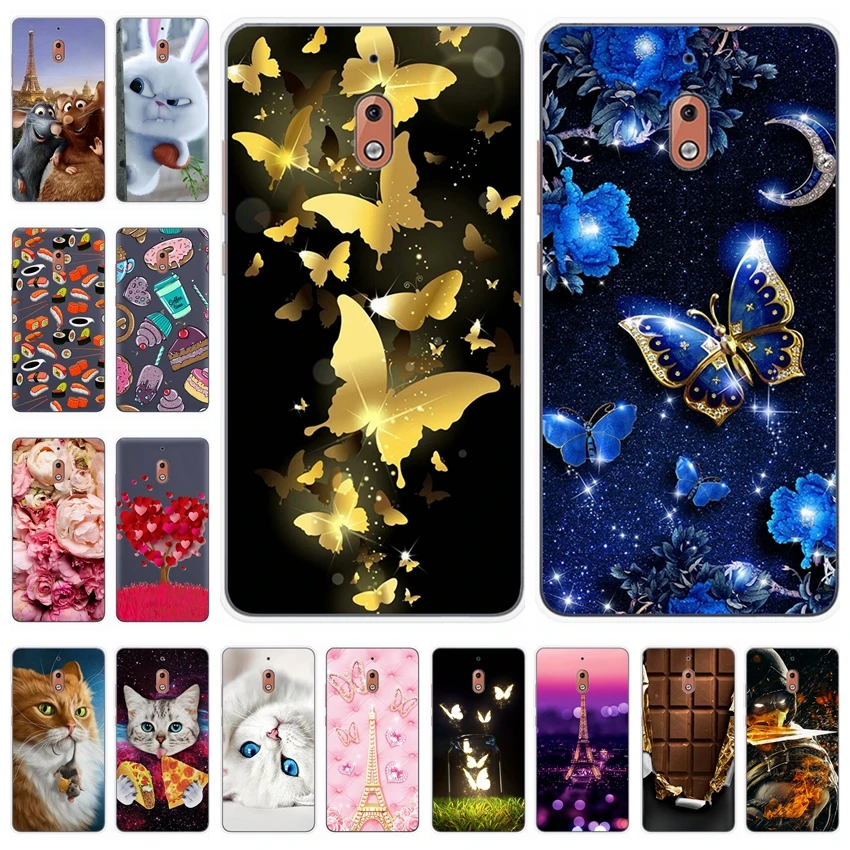 

Silicone Case For Nokia 2.1 2 2018 Cover 5.5' Printing Pattern Phone Shells For Nokia 2.1 2 Nokia2 2018 Cases Cover fundas Coque