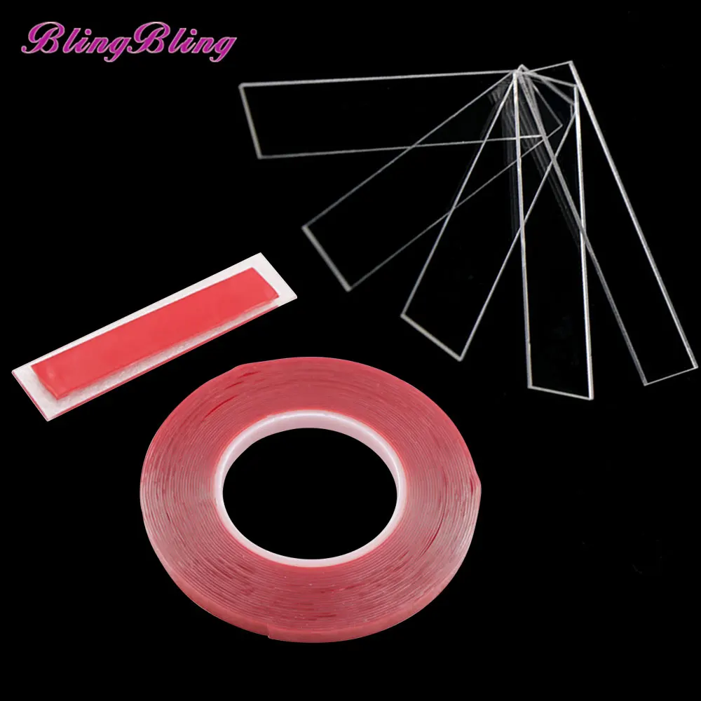 5pcs New Display Holder Nails Transparent False Nail Tips Art Display