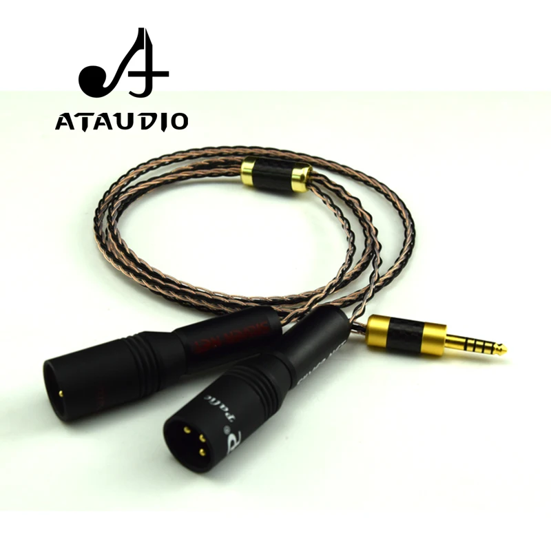 ATAUDIO-Cable Hifi de 4,4mm a 2XLR, accesorio para Sony WM1A/1Z PHA-1A/2A Z1R, 4,4mm, equilibrio a doble XLR macho