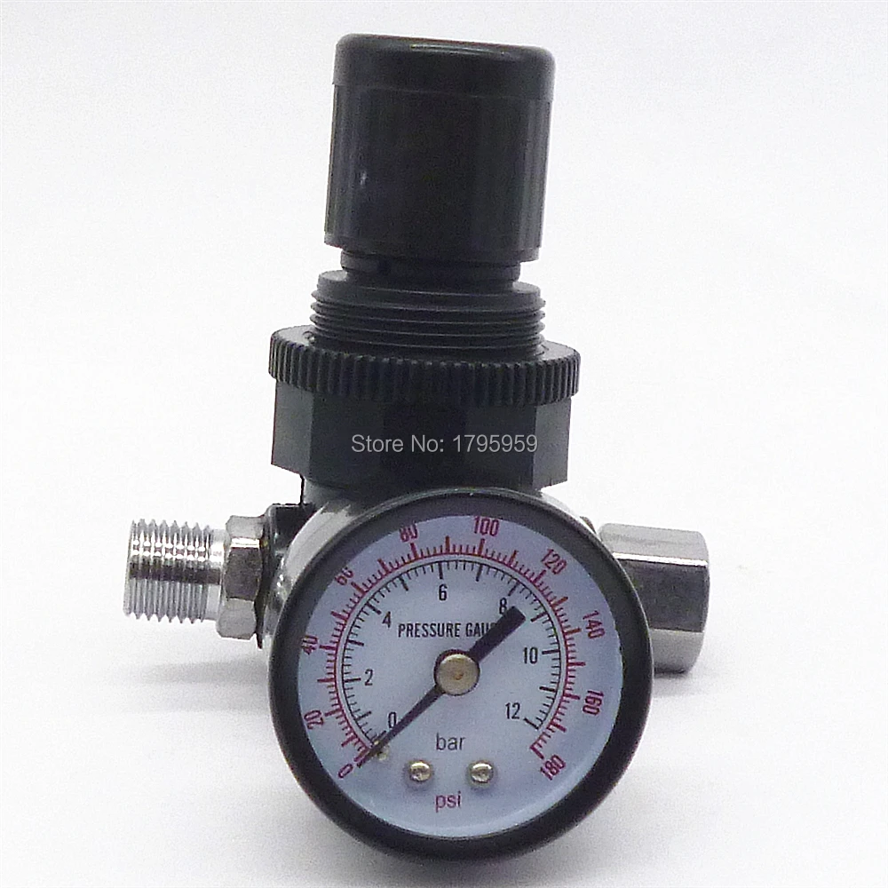 Air Compressor Pressure Switch Control Valve Manifold Regulator Gauges
