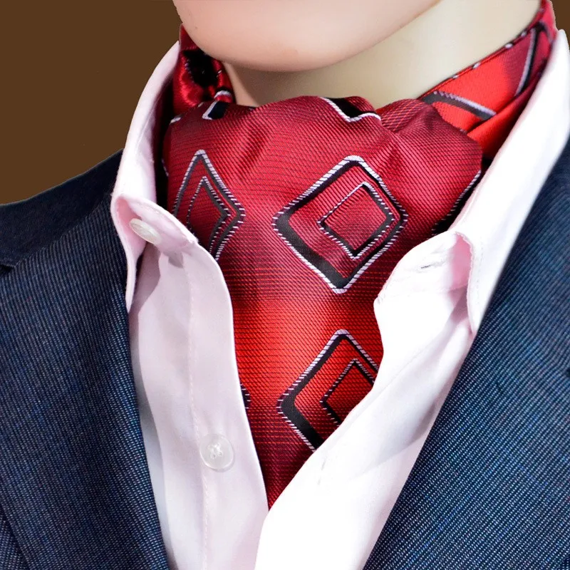 Новинка cravat ascot мужские модные галстуки в горошек foulard violette