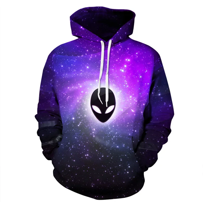 2016 New Fashion Men's 3d sweatshirt space/galaxy hoodies casual tracksuits hoody Lovers unlined upper garment | Мужская одежда