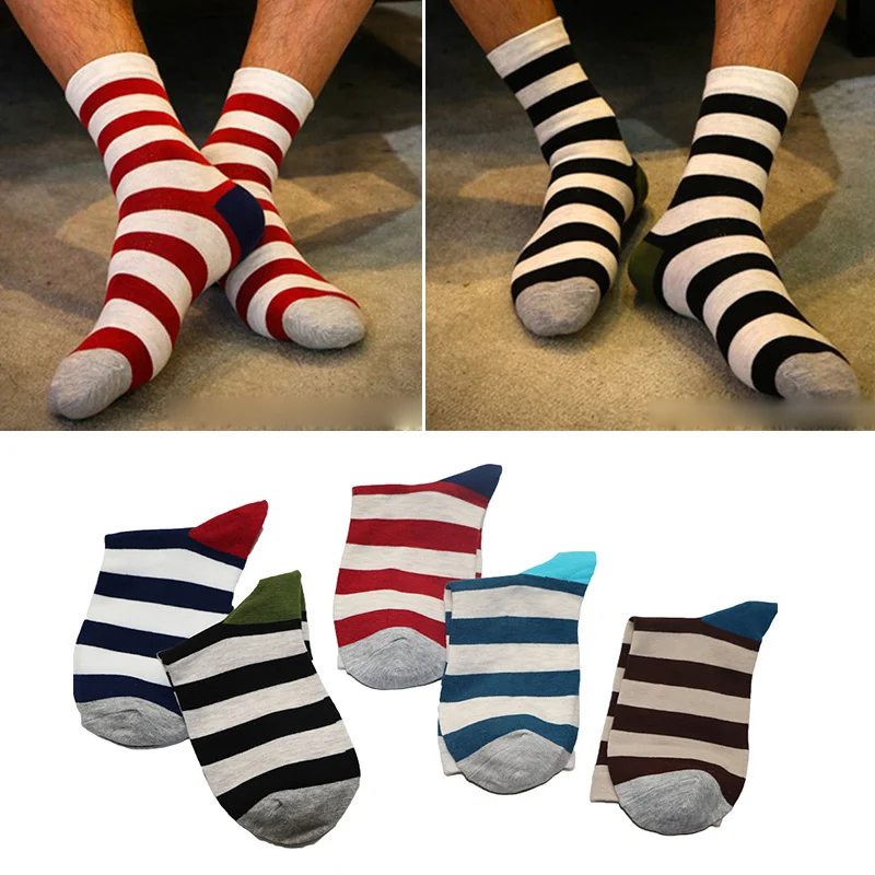 

3Pair Men Christmas Socks Men Socks Fashion Striped Design Long Meias Male Summer Thin Invisible Ankle Socks Short