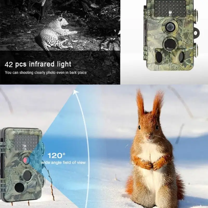 

2.4"TFT LCD screen 12MP 1080P Hunting Camera Set Hunting Traps Trail Camera IP54 Infrared Night Vision Wild Camera Clearance