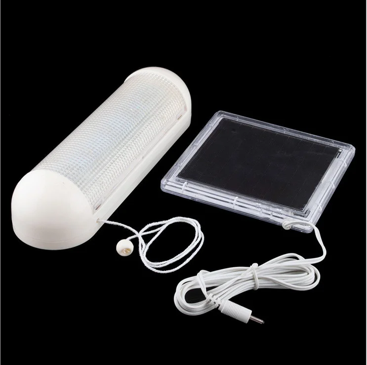 Lâmpada de Parede Solar com Cabo Corda para Garagem ao ar Livre Uso do Corredor Brilhante Solar Powered Leds Puxar Interruptor Galpão Luz 5