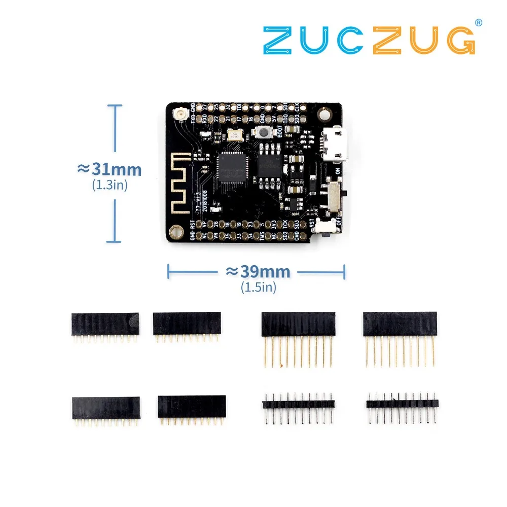 

MINI32 V2.0.13 ESP32 rev1 (rev one) WiFi + Bluetooth Module For D1 mini