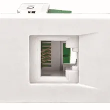 RJ11 лицо тарелка настенная розетка Телефонная настенная тарелка, Телефон Модуль 209, телефонная розетка MODULE-BT расширение маршрутизатор