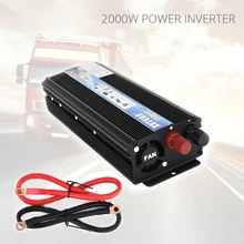 2000W Car Inverter Converter DC 12V 220V Power Inverter Charger Converter Transformer Automobiles Universal Vehicle Power Switch