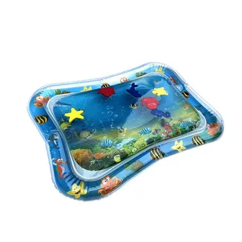 

Baby Kids Water Play Mat Inflatable Thicken PVC Infant Tummy Time Playmat Toddler Fun Activity Play Center Water Mat for Babies2