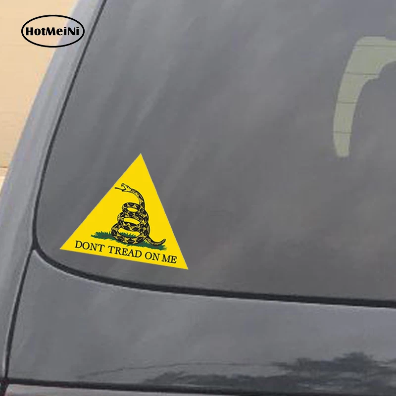 Автомобильная наклейка HotMeiNi Виниловая змея не плыть по мне Гадсден