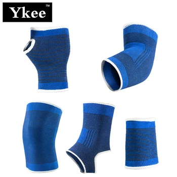 5 stuks/set Basketbal Volleybal Polsband Palm Elleboog Knie Pad Enkelbrace Protector Kits Sport Ondersteuning rodillera basquete