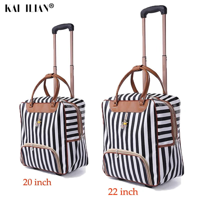 New Hot Fashion Women Trolley Luggage Rolling Suitcase Brand Casual ...