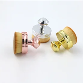

by dhl or ems 50pcs Foundation Brush Design Makeup Brushes Flat Round Makeup Brush Round Make Up For Liquid Cosmetic Quality