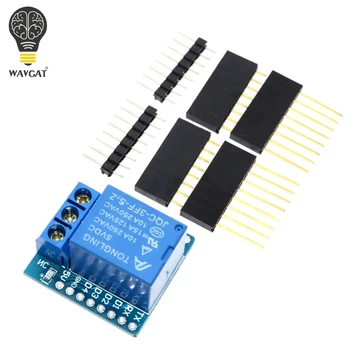 

Relay Module For D1 MINI 5V hight level trigger One 1 Channel Relay Module interface Board Shield For WAVGAT D1 MINI