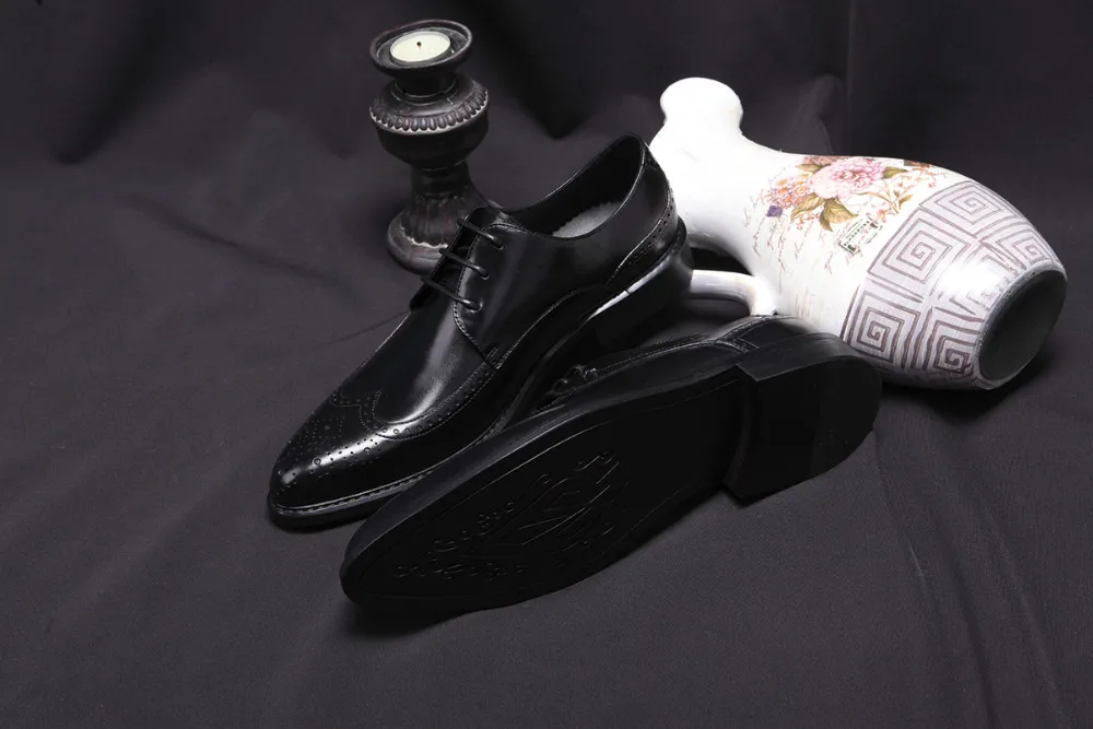 PJCMG/Новинка; модные мужские туфли-оксфорды на плоской подошве; Цвет черный, красный; Туфли-оксфорды на шнуровке с острым носком; обувь из натуральной кожи в деловом стиле; свадебные вечерние туфли
