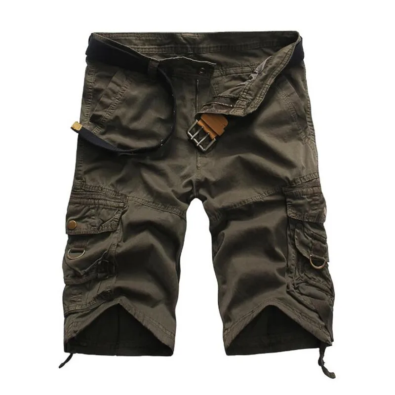Discount 8 color 2019 New Casual Cargo Shorts Men Camouflage Mens Shorts Outwear Summer Hot Sale Quality Cotton Brand Clothing size 29-38