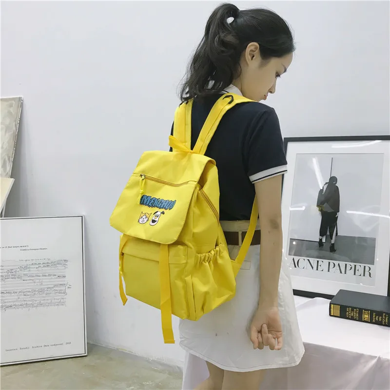 Menghuo Waterproof Nylon Women Backpacks Female Fashion Rucksack School Backpack for Girls Travel Bag Bolsas Mochilas Sac A Dos (63)